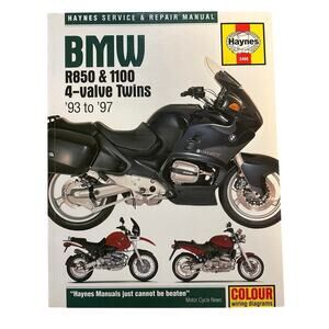 BMW R850 & R1100 4-Valve Twins 1993-1997 Haynes Service Repair Manual 1999